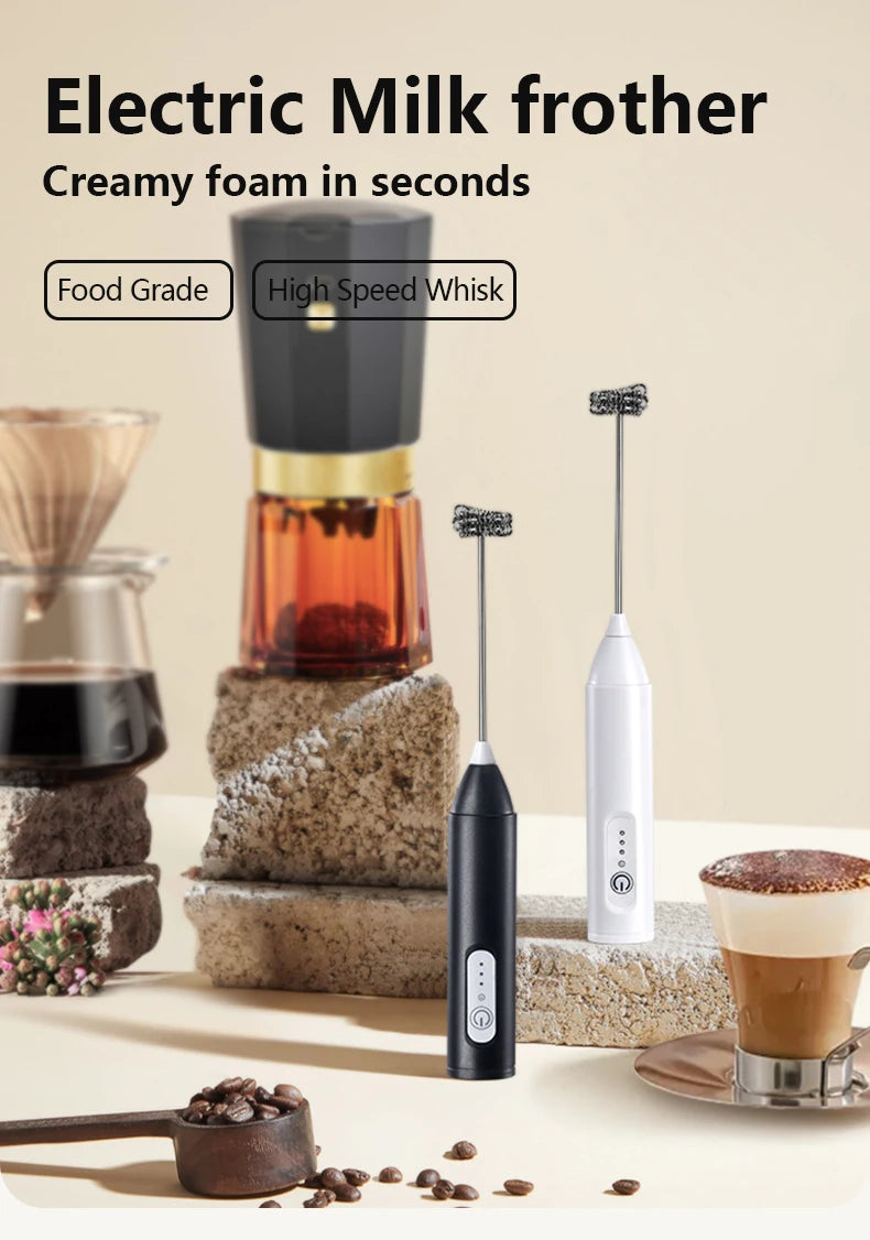 Wireless 3-Speed Milk Frother