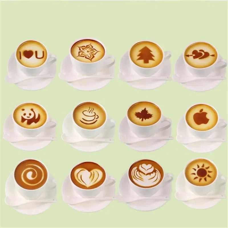 Coffee Art Stencil Set