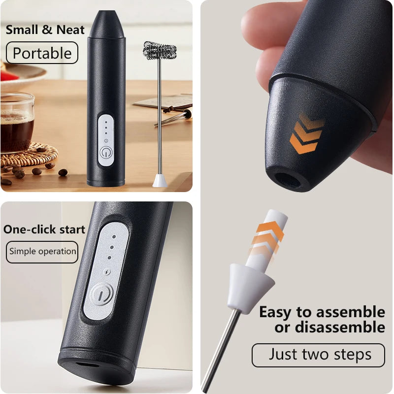 Wireless 3-Speed Milk Frother